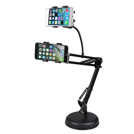 桌面双手机悬臂支架